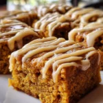 Pumpkin Bars with Pumpkin Spice Cream Cheese Drizzle – The Cozy Fall Dessert You’ll Crave All Season