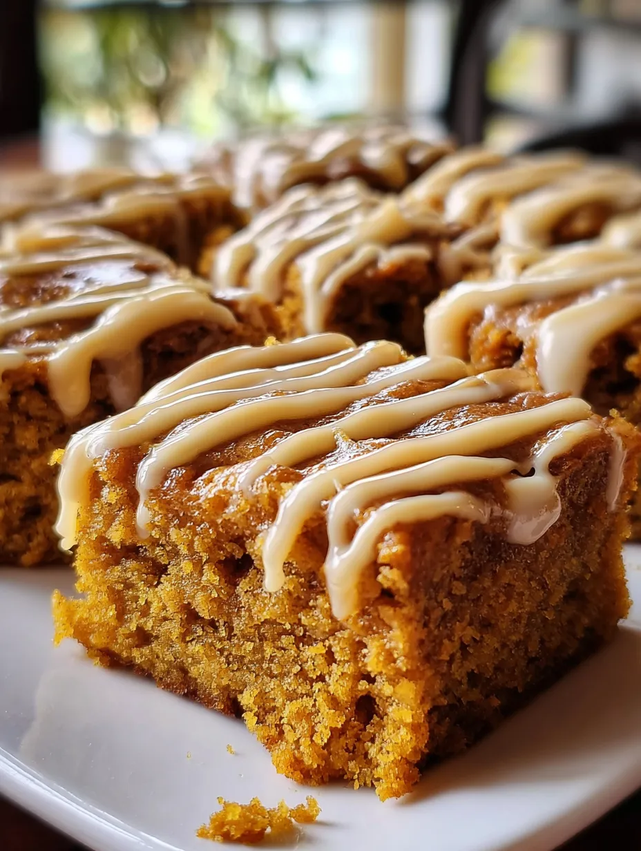 Pumpkin Bars with Pumpkin Spice Cream Cheese Drizzle – The Cozy Fall Dessert You’ll Crave All Season