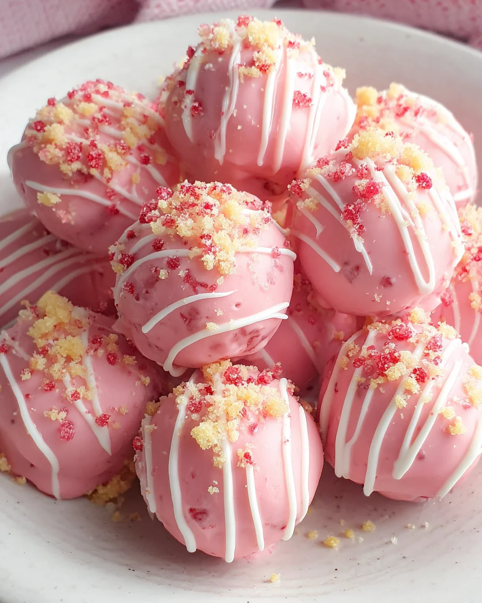 Strawberry Shortcake Truffles Treats: Indulge Today!