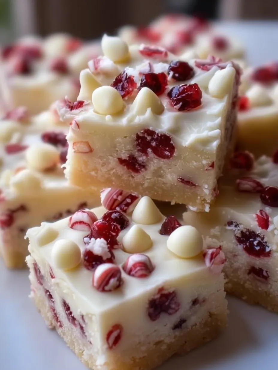 White Chocolate Cranberry Bliss Bars