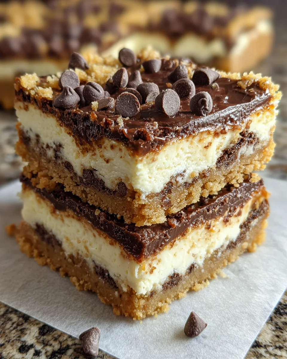 Chocolate Chip Cookie Dough Bars