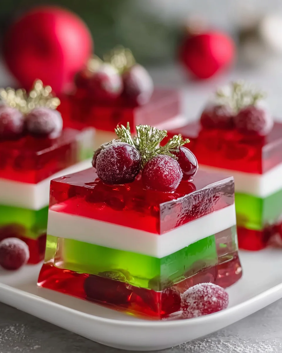 Easy Layered Christmas Jello: A Festive Treat to Wow!