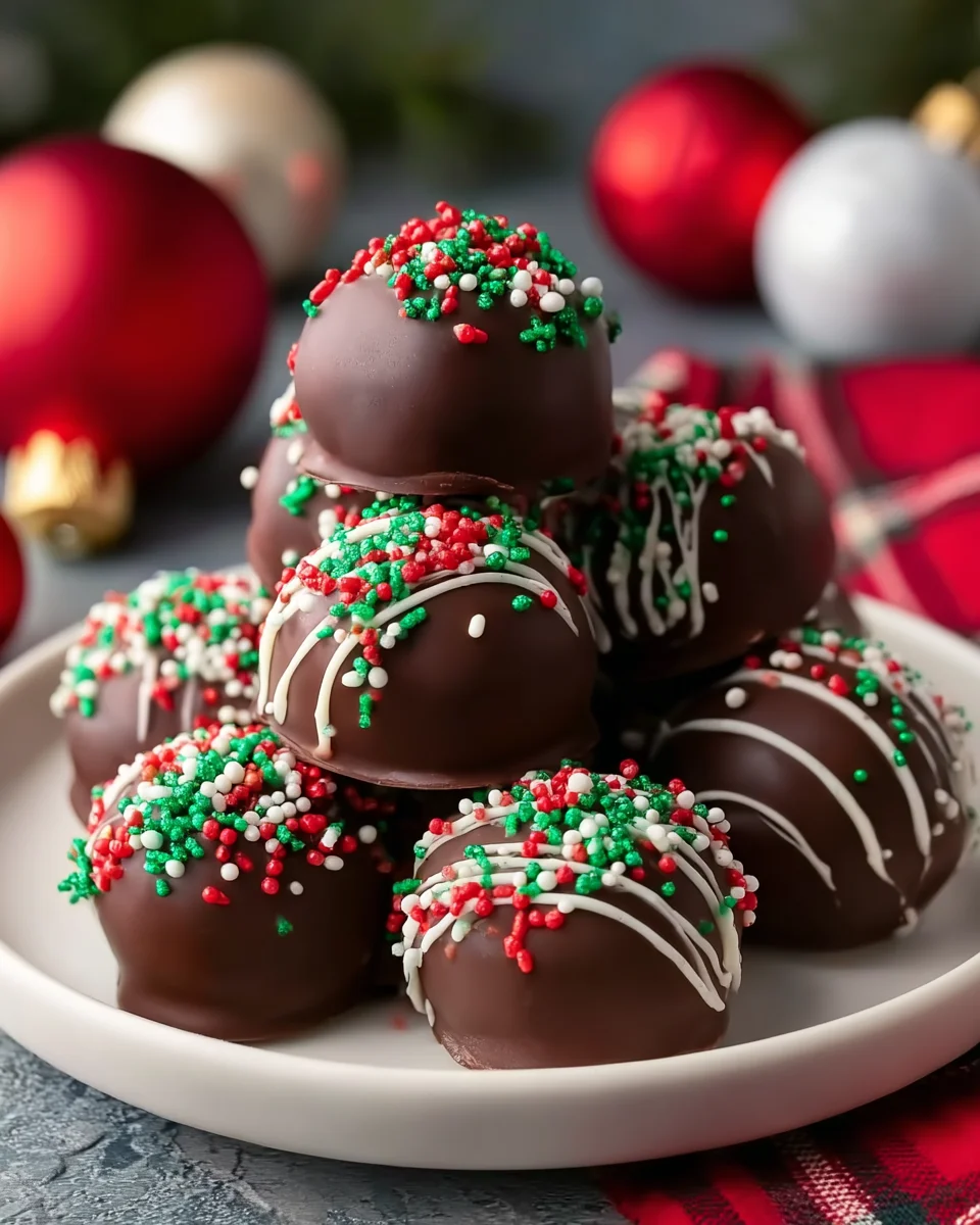 Christmas Oreo Balls