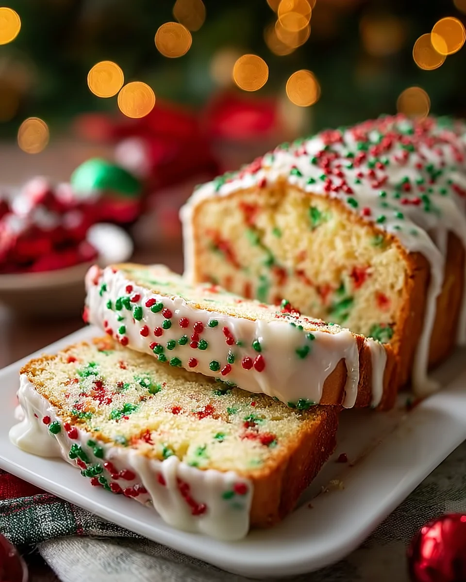 Christmas Sprinkle Buttermilk Bread