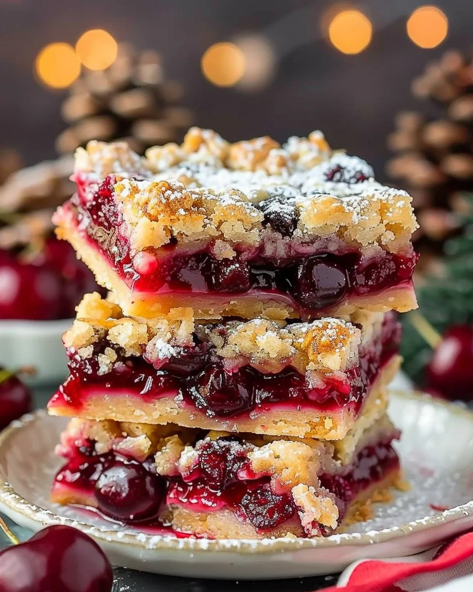 Christmas Cherry Bars: Delight in a Festive Treat!