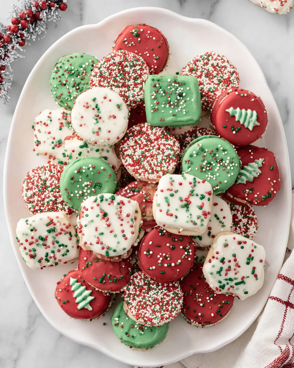Chocolate Covered Christmas Oreos