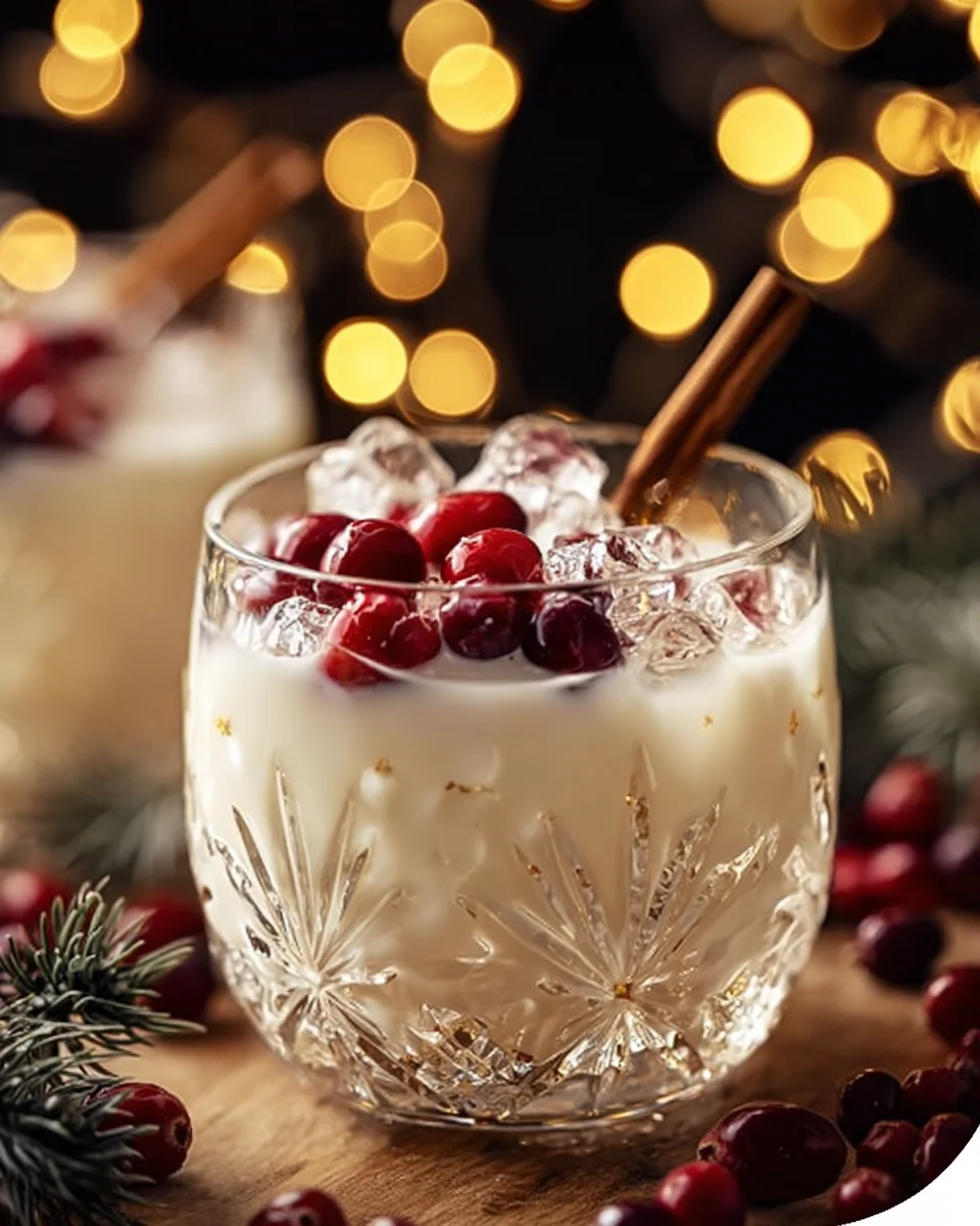 🎄🥥 White Christmas Punch ❄️✨: Discover Joyful Festive Sips!
