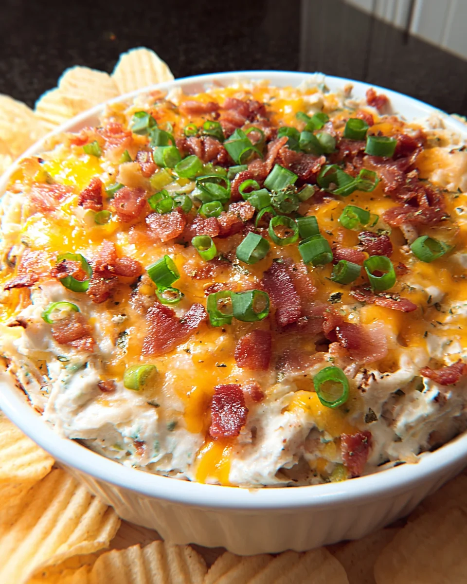 Loaded Baked Potato Dip: Your Next Party Hit Today!