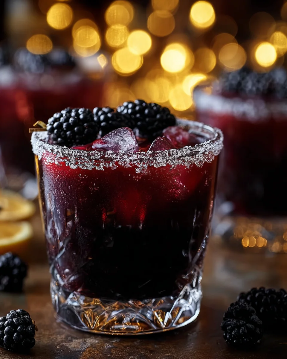 Midnight Frost Christmas Punch