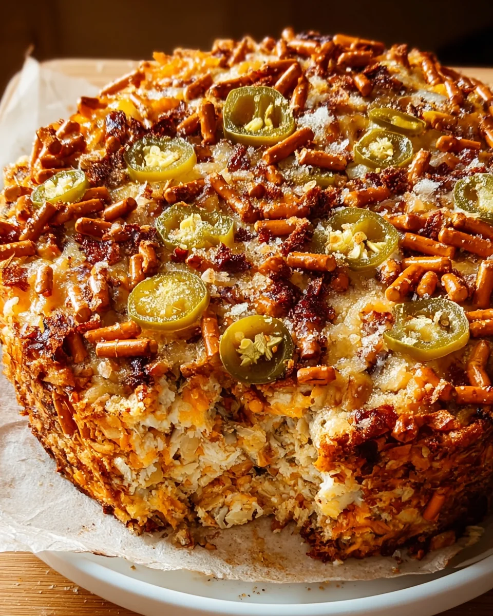 Spicy Ranch Pretzel Chaos Cake: A Savory Delight to Try!