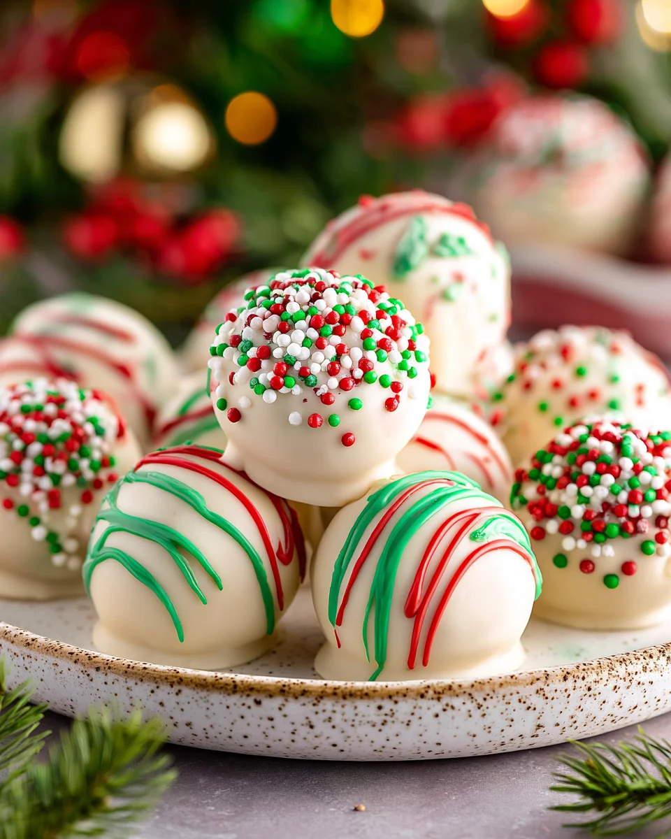 Christmas Sugar Cookie Balls