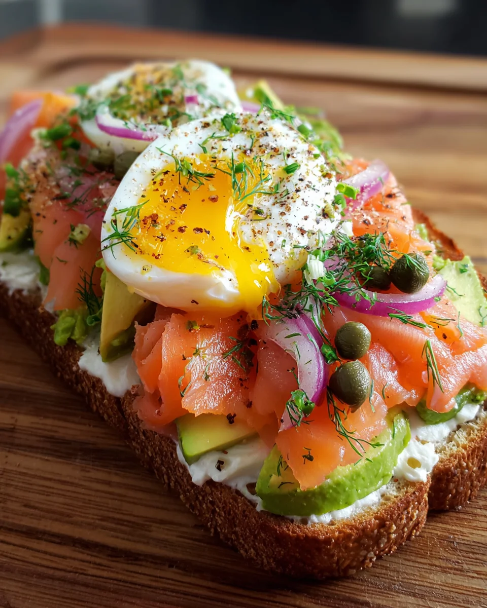 Smoked Salmon Avocado Toast