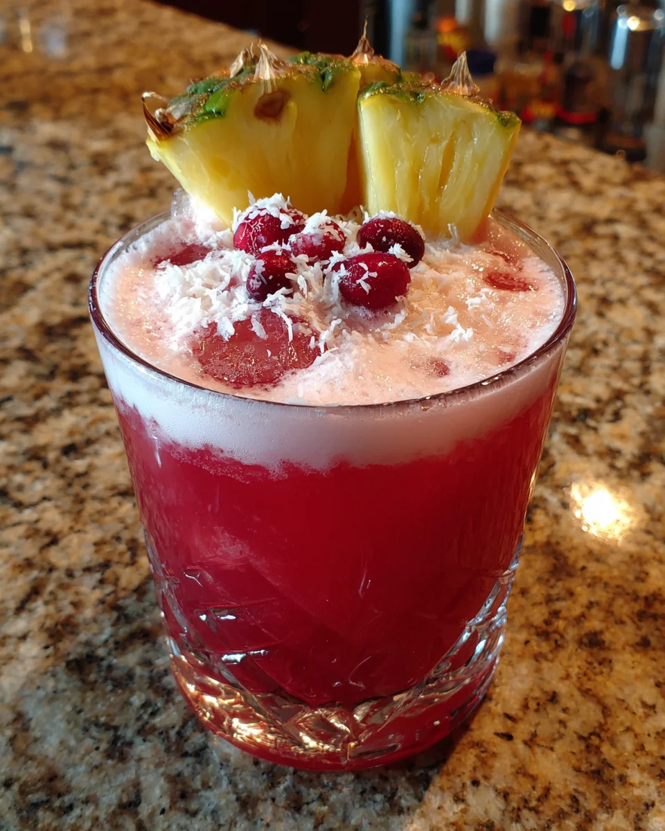 Christmas Colada: A Festive Frozen Drink