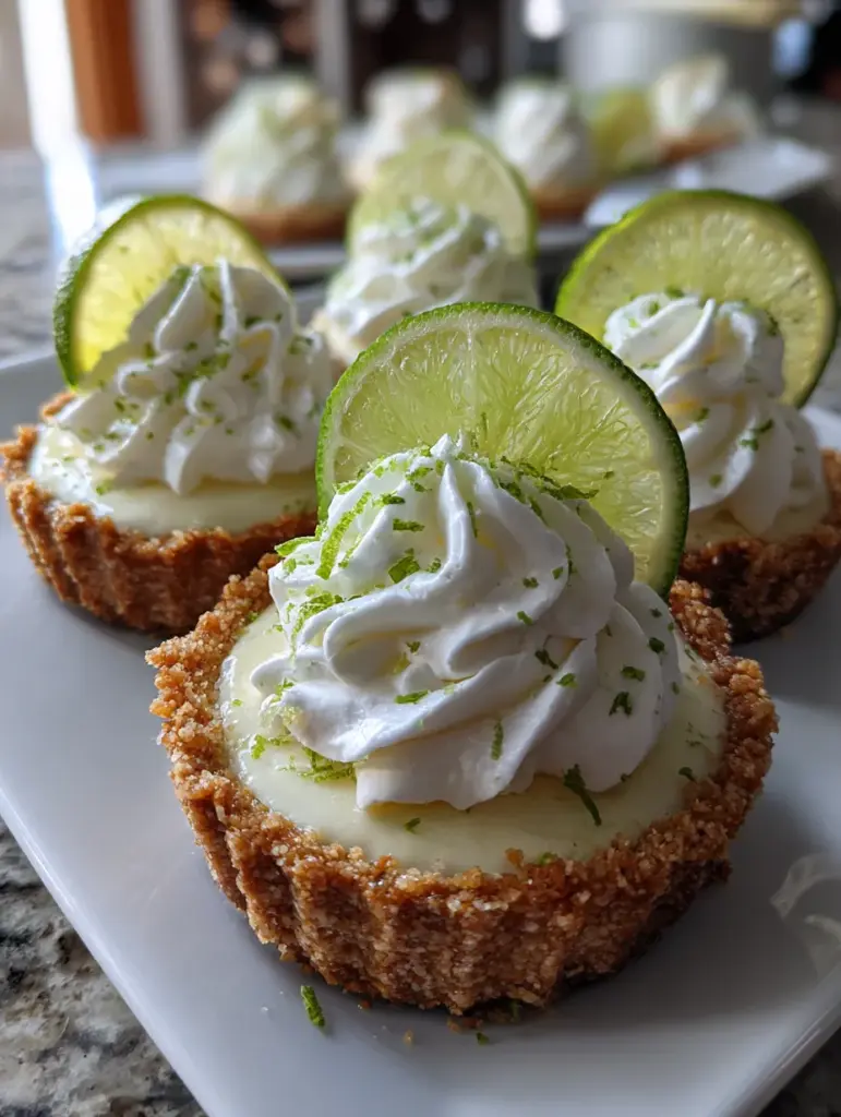 No-Bake Mini Key Lime Pies