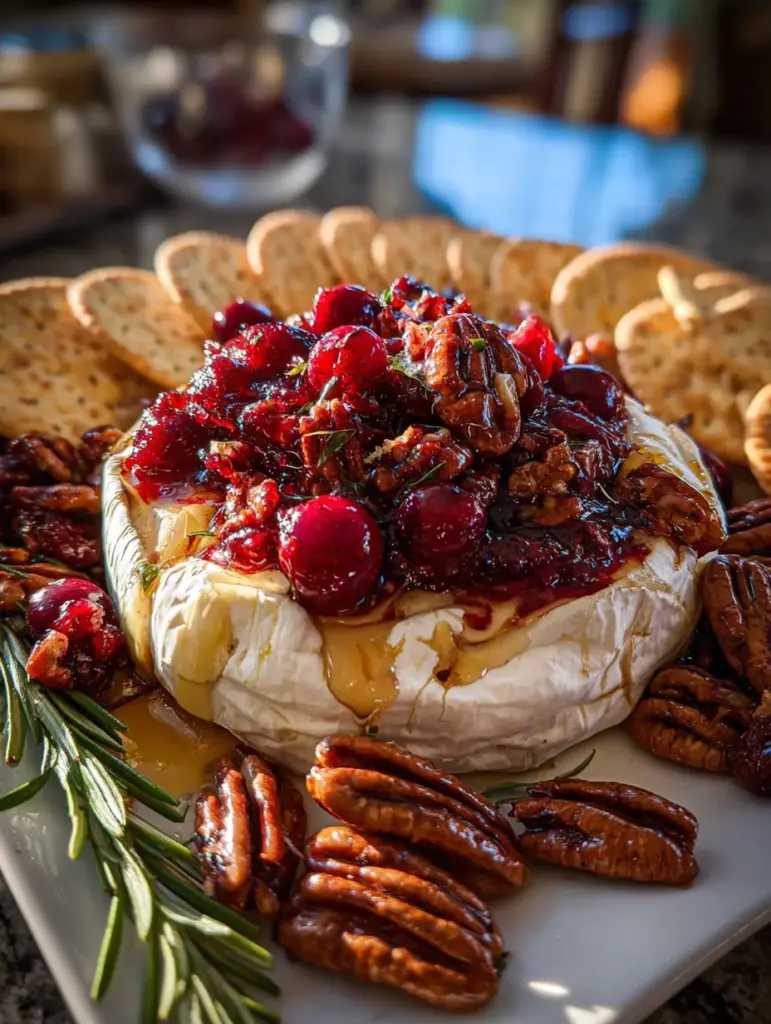 Cranberry Pecan Baked Brie