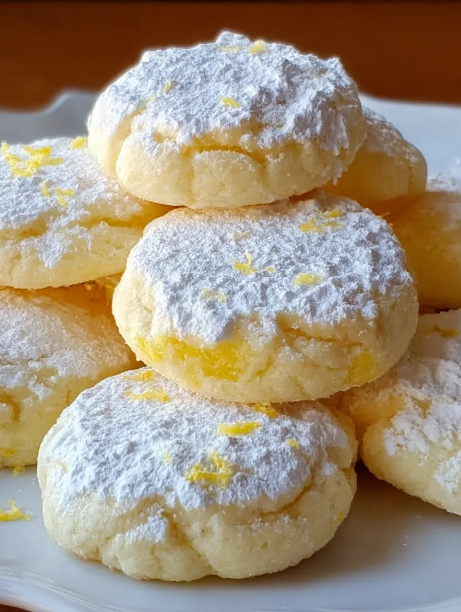 Lemon Crinkle Cookies