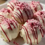 Raspberry White Chocolate Cheesecake Truffles