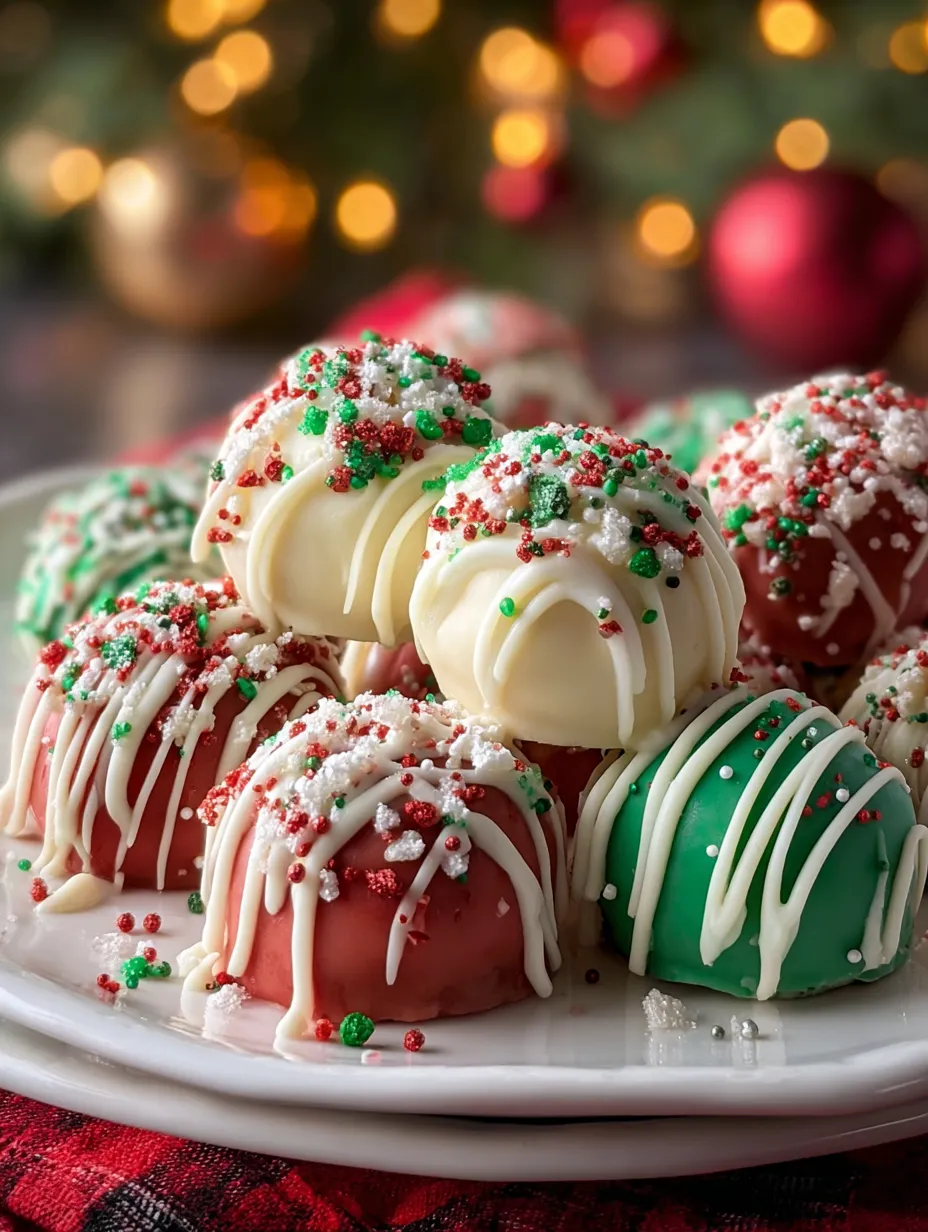 No-Bake Christmas Cheesecake Bites