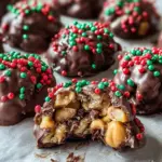 Chocolate-Covered Caramel Peanut Clusters