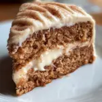 Applesauce Cake with Cinnamon Cream Cheese Frosting