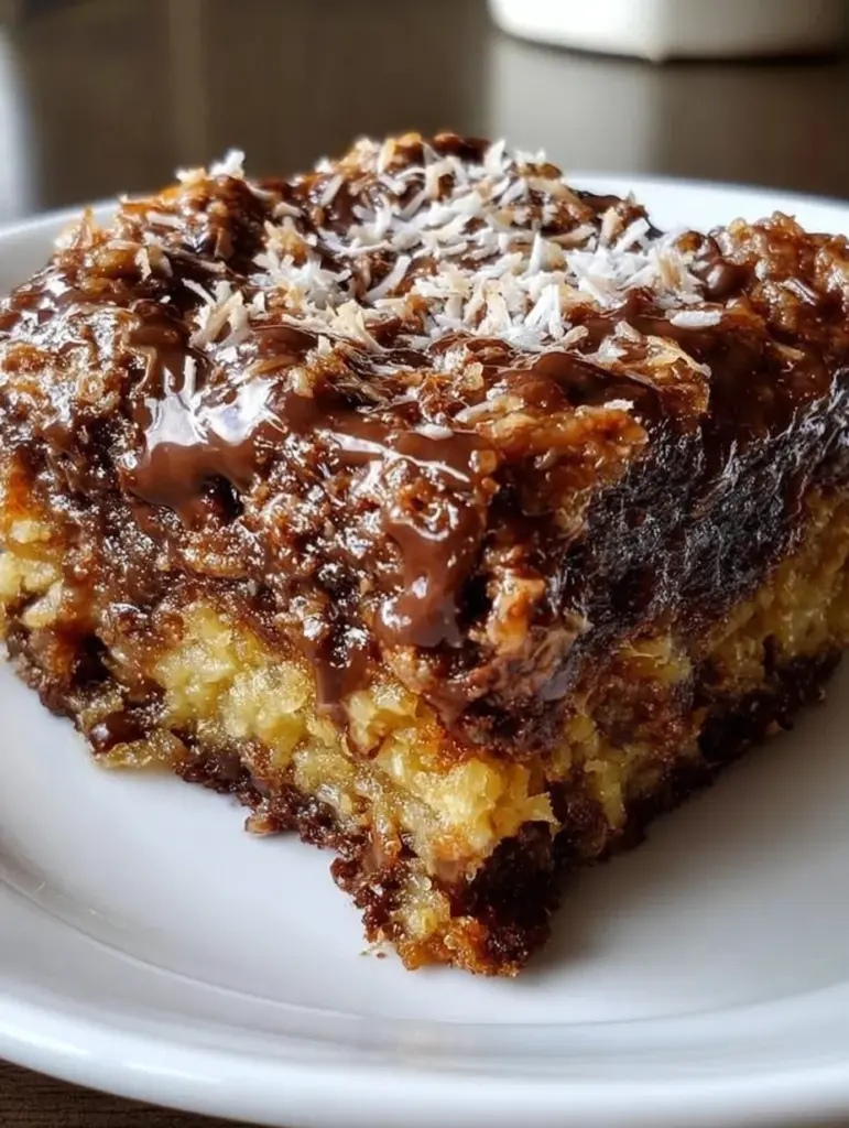 German Chocolate Dump Cake