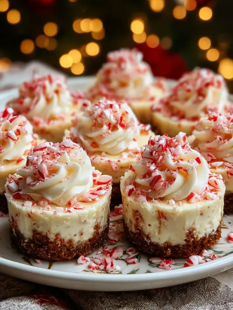 No-Bake Peppermint Cheesecake Bites