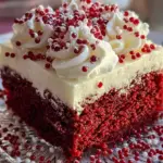 Christmas Red Velvet Poke Cake