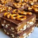 No-Bake Caramel Pretzel Crunch Bars