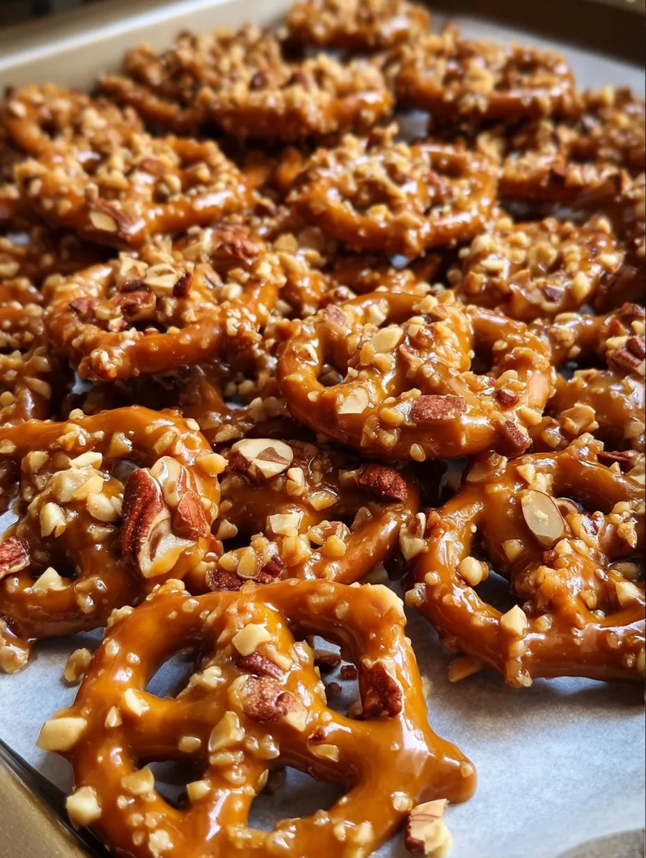 Butter Toffee Pretzels