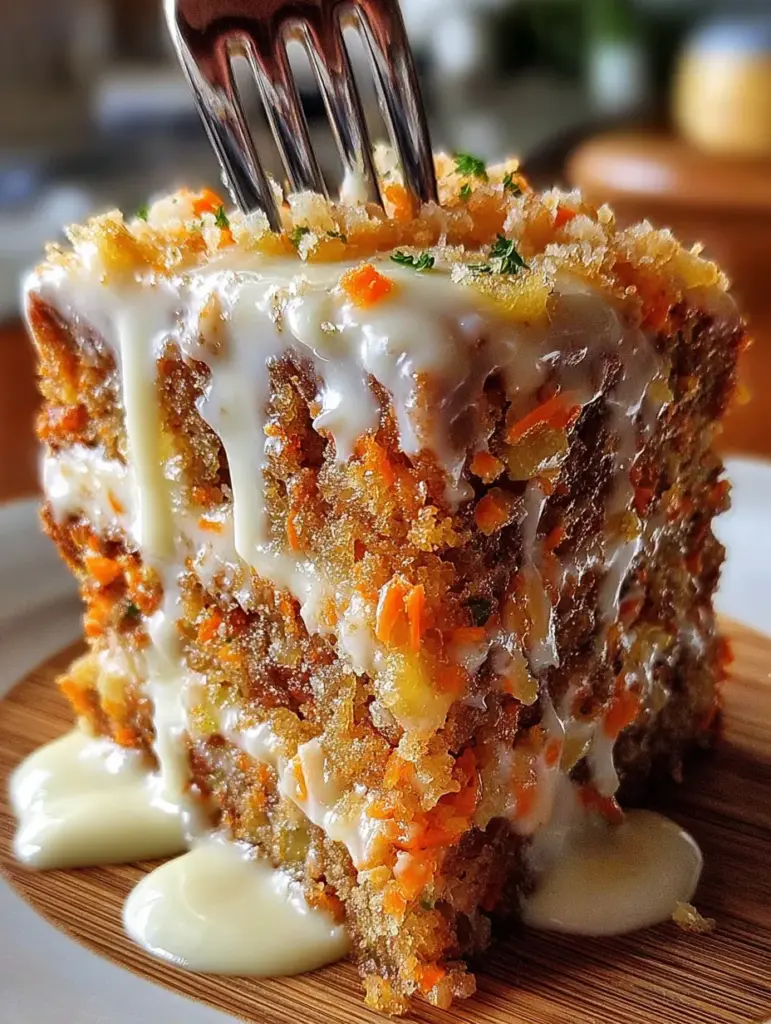 Hawaiian Carrot Pineapple Cake