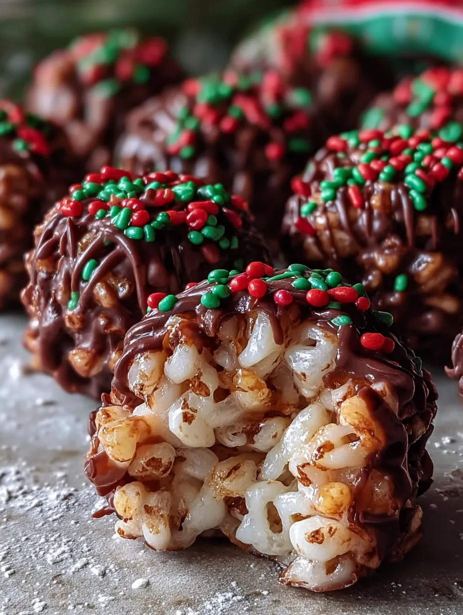 Christmas Chocolate Rice Krispie Balls – A Festive Treat Everyone Will Love