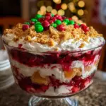 Christmas Berry Cookie Crunch Trifle