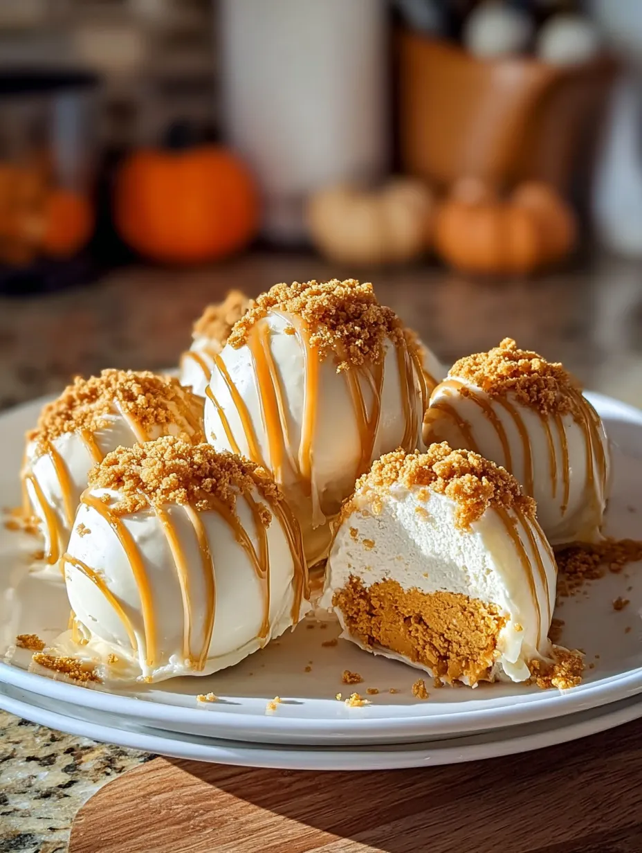No-Bake Pumpkin Cheesecake Balls