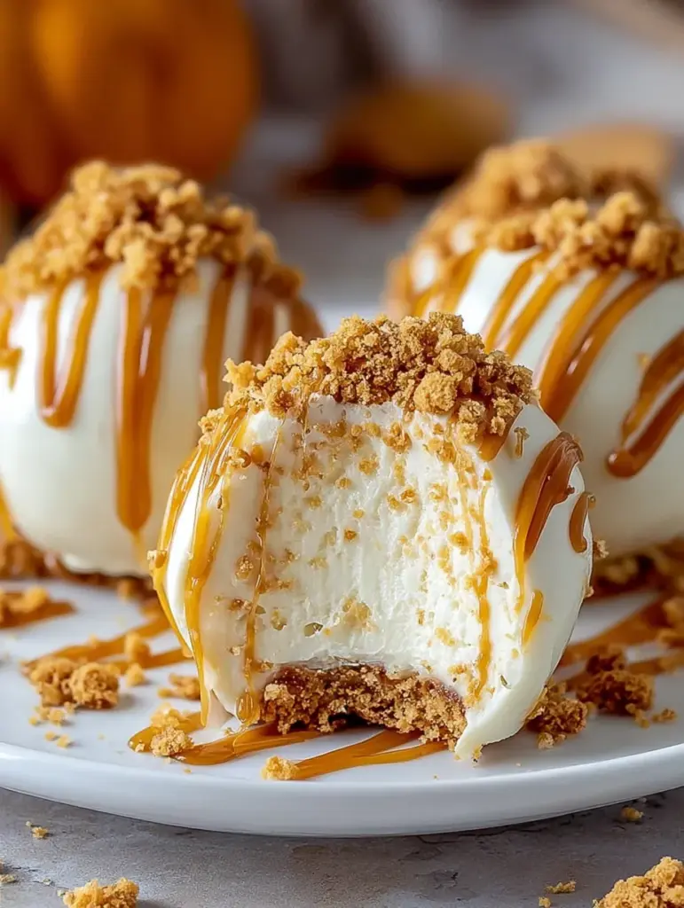 No-Bake Pumpkin Cheesecake Balls
