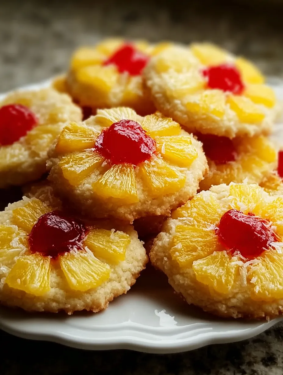 Pineapple Upside Sugar Cookies – A Tropical Twist on a Classic Treat!