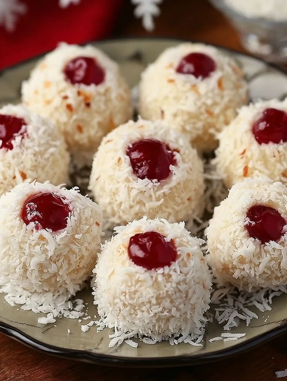 Snowy Coconut Cherry