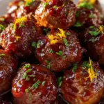 Cranberry Orange Meatballs