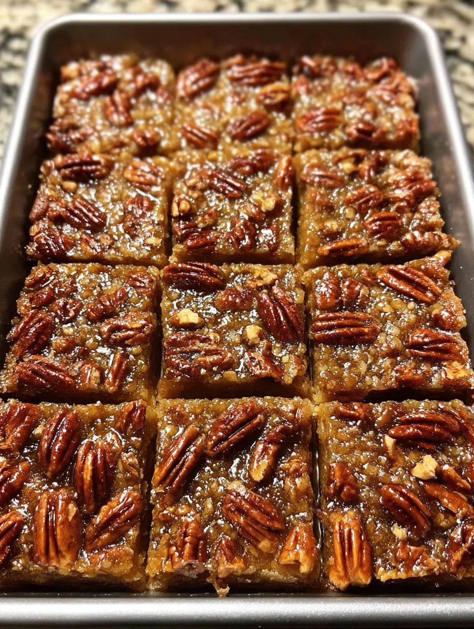 Easy Pecan Pie Bars
