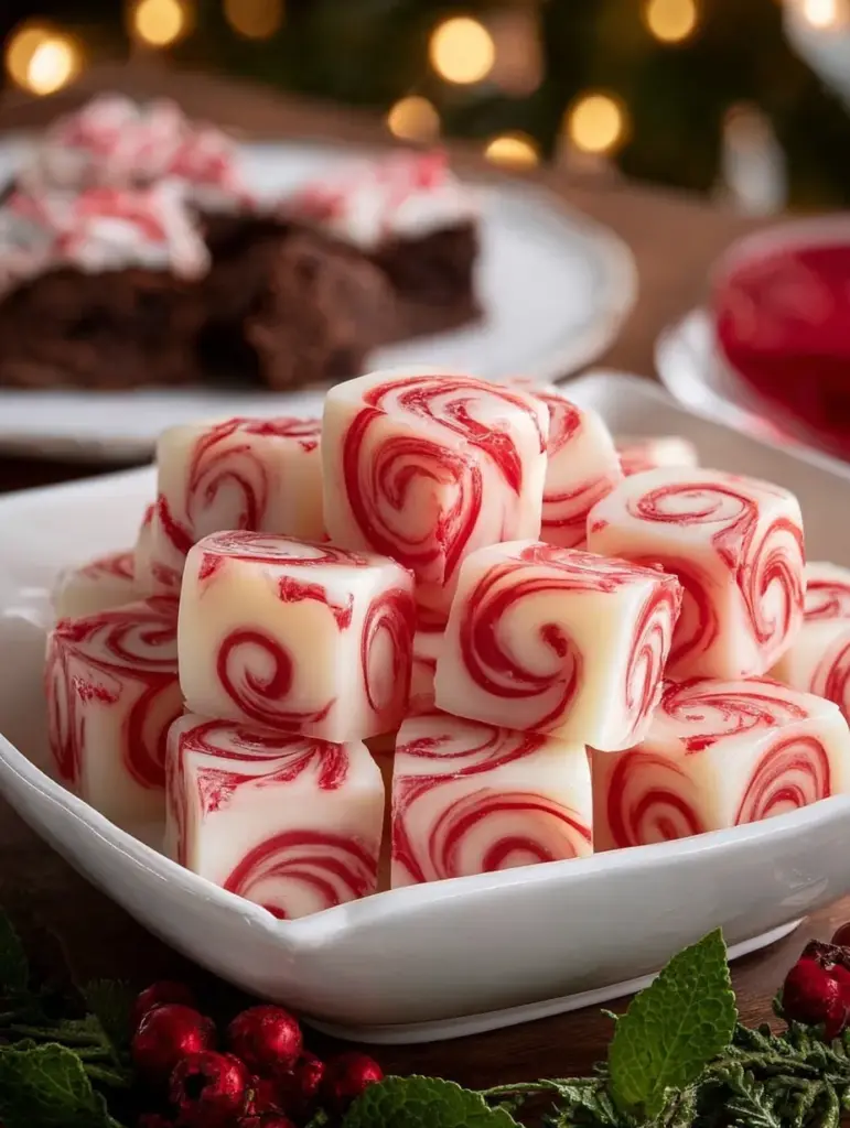 Peppermint Swirl Candy Bites