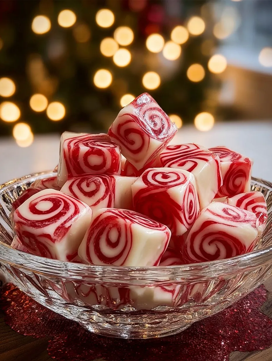Peppermint Swirl Candy Bites