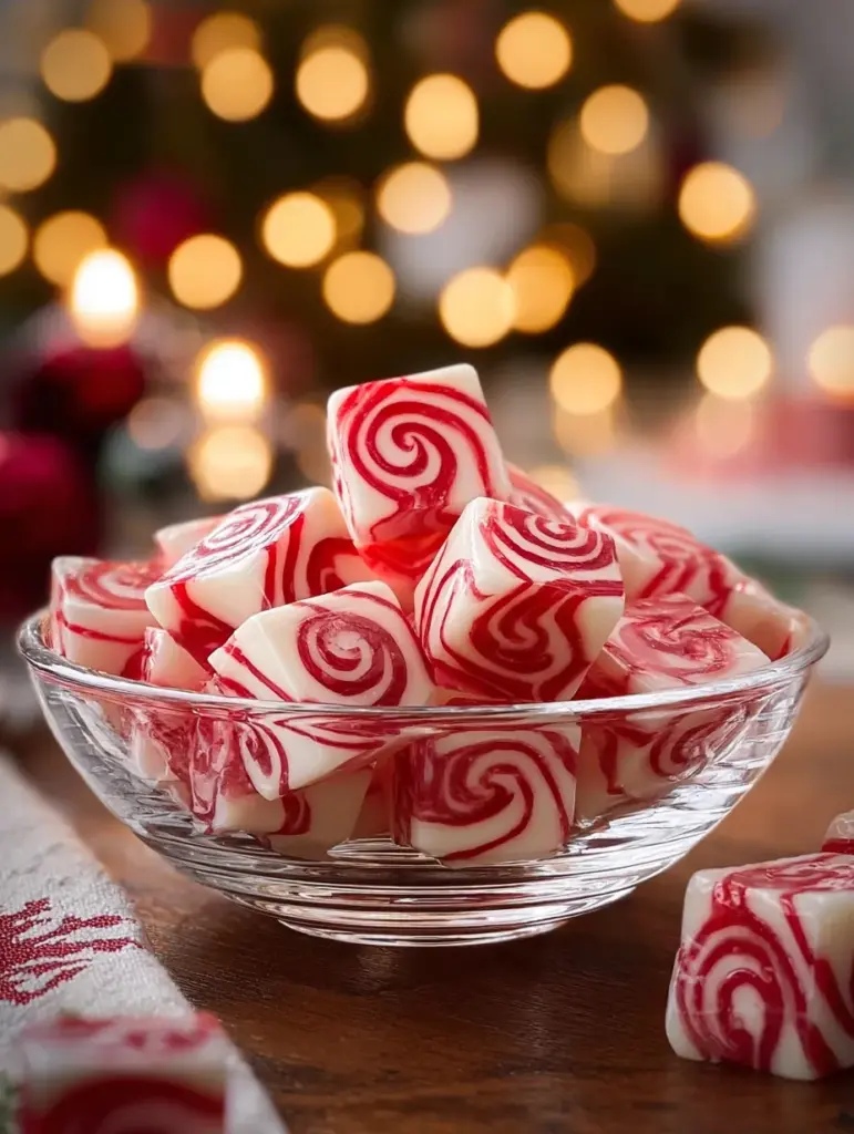 Peppermint Swirl Candy Bites