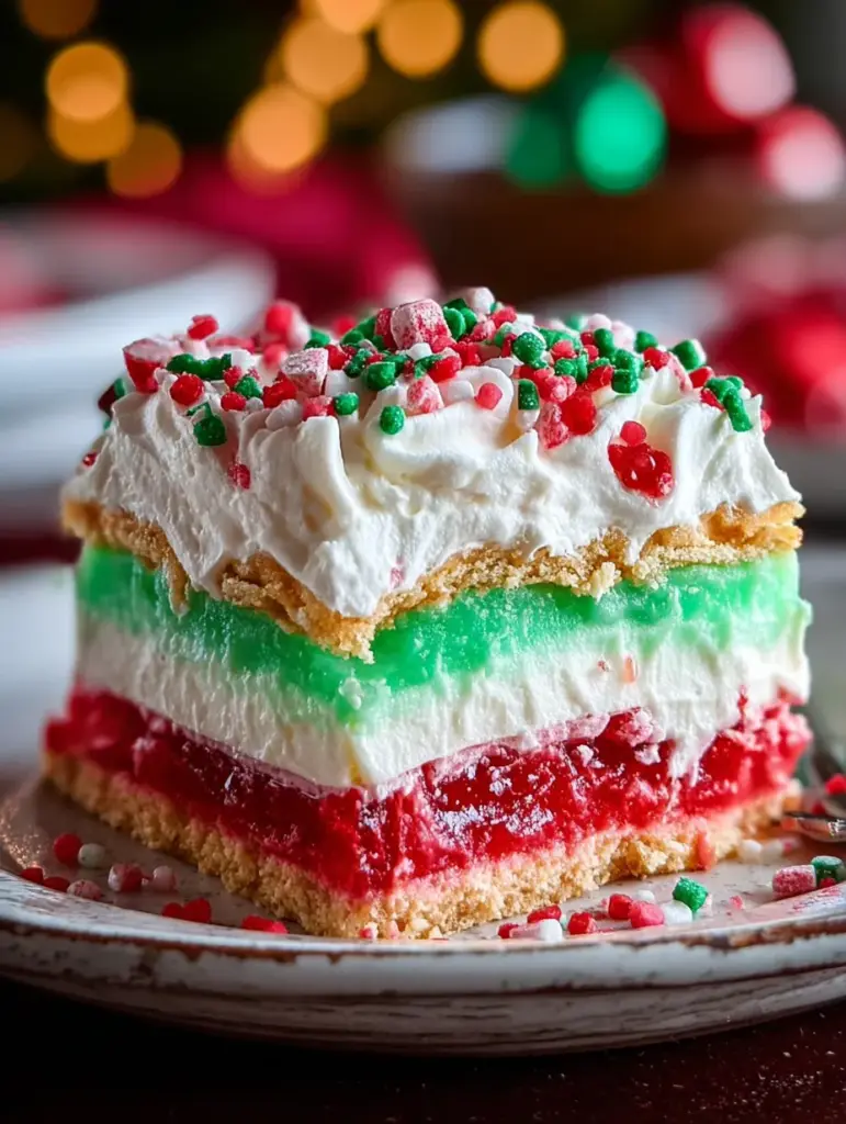No-Bake Christmas Lasagna