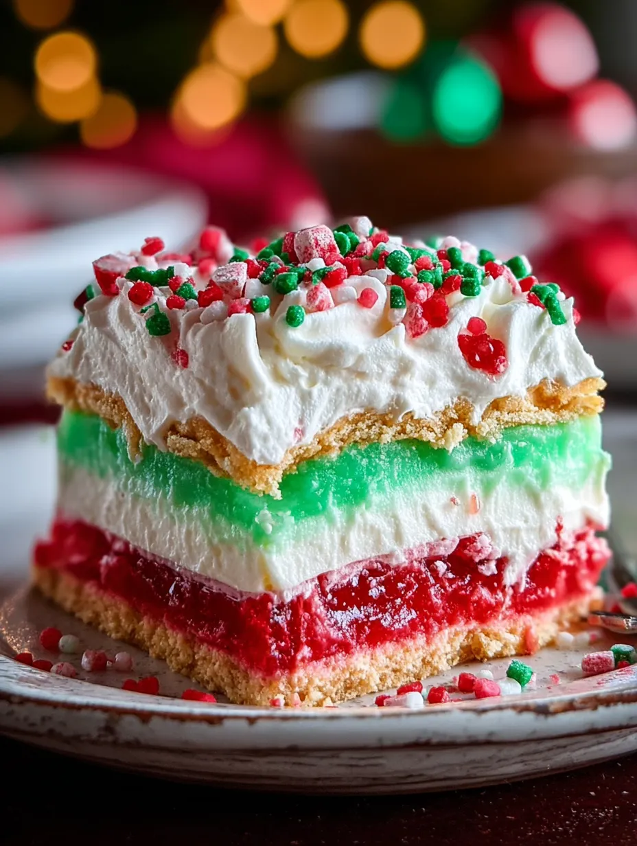 No-Bake Christmas Lasagna
