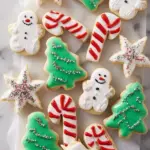 Decorated Christmas Cutout Cookies