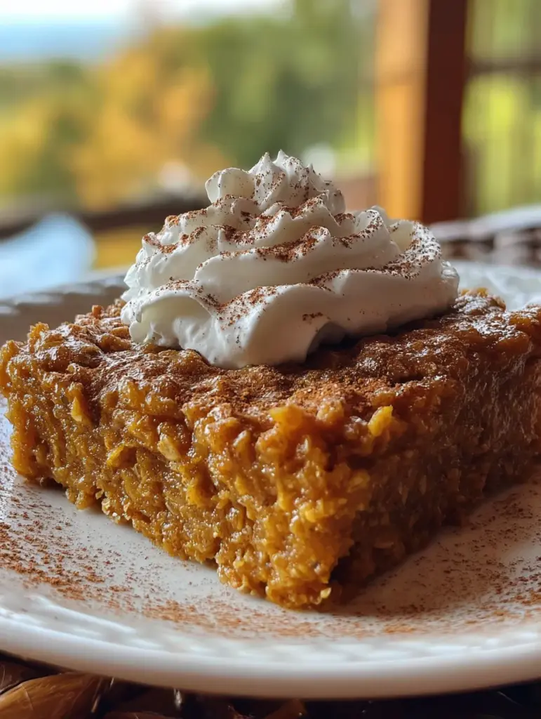 Pumpkin Oatmeal Dump Cake