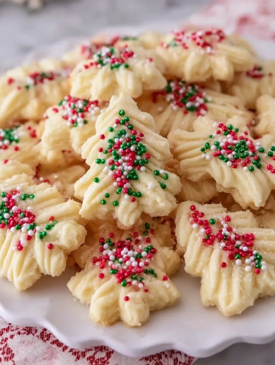 Holiday Spritz Cookies – A Buttery Bite of Christmas Magic