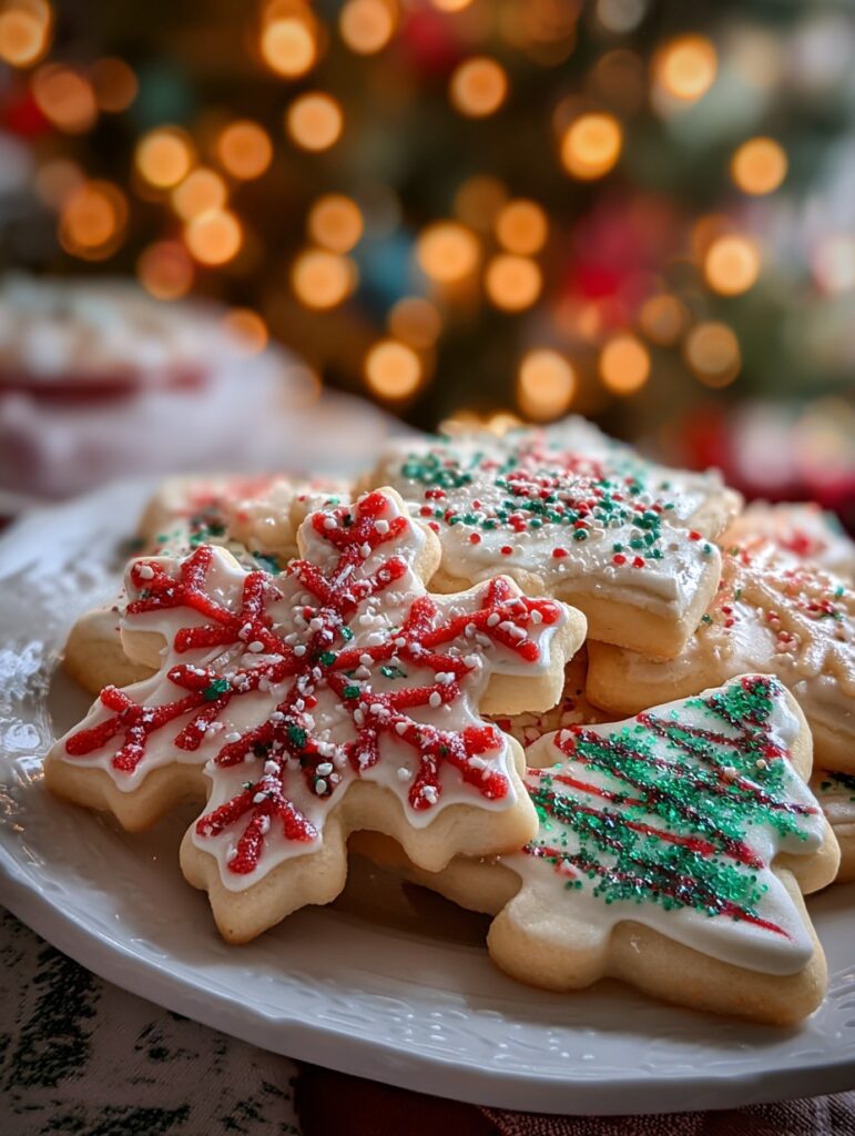Soft Christmas Sugar Cookies