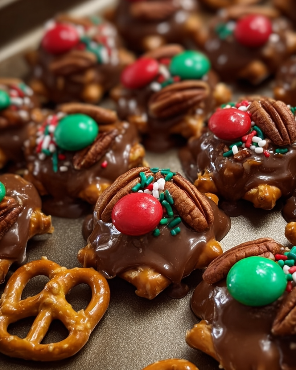 Christmas Rolo Pretzel Crunch Clusters: A Sweet Delight