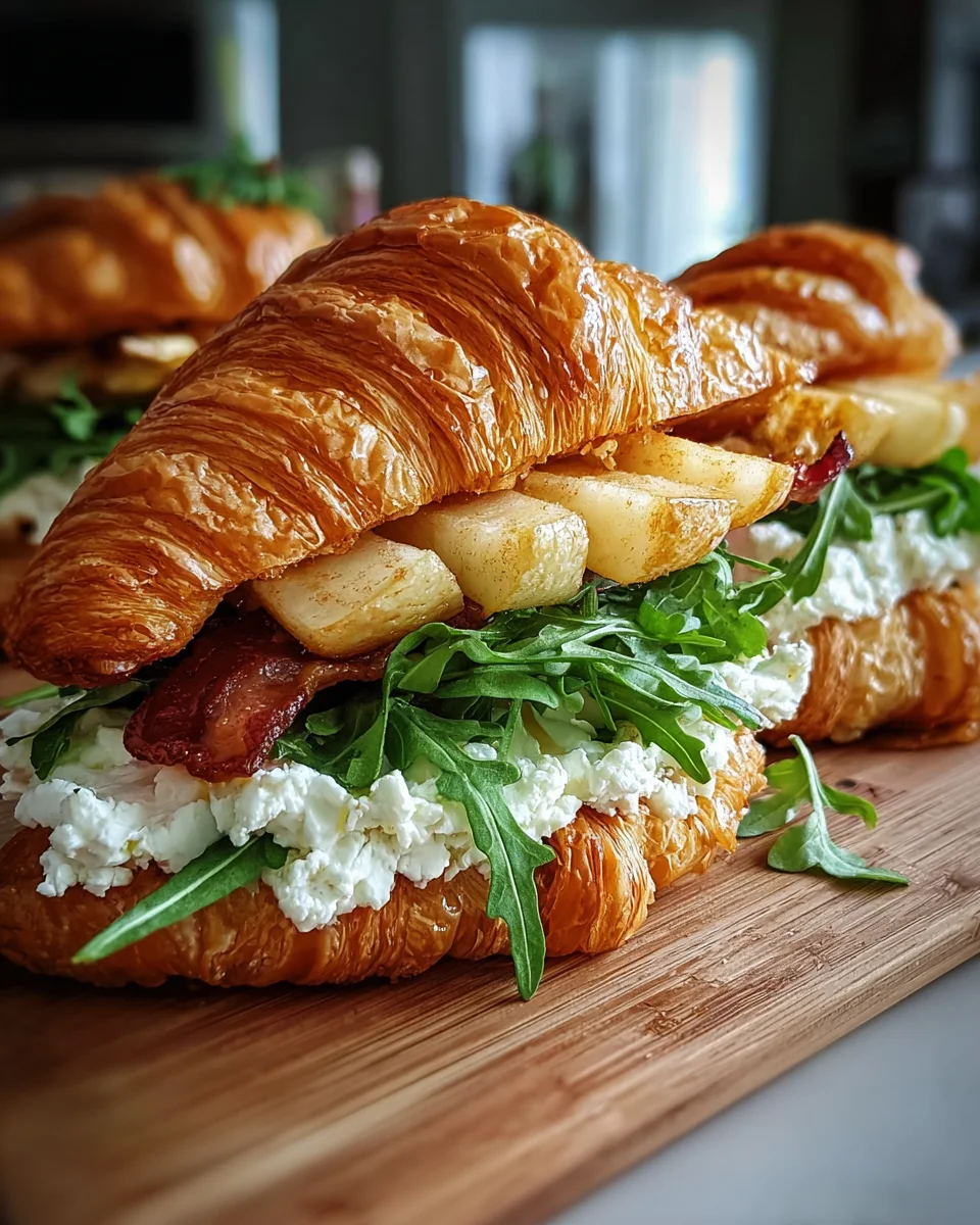Apple Goat Cheese Croissant