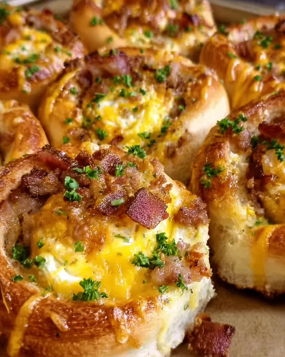 Easy Cheesy Breakfast Rolls